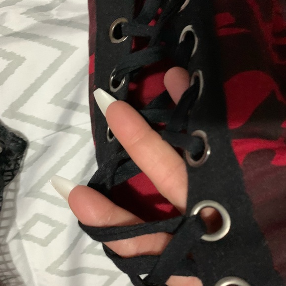 Camo pants, side ties - Picture 2 of 3